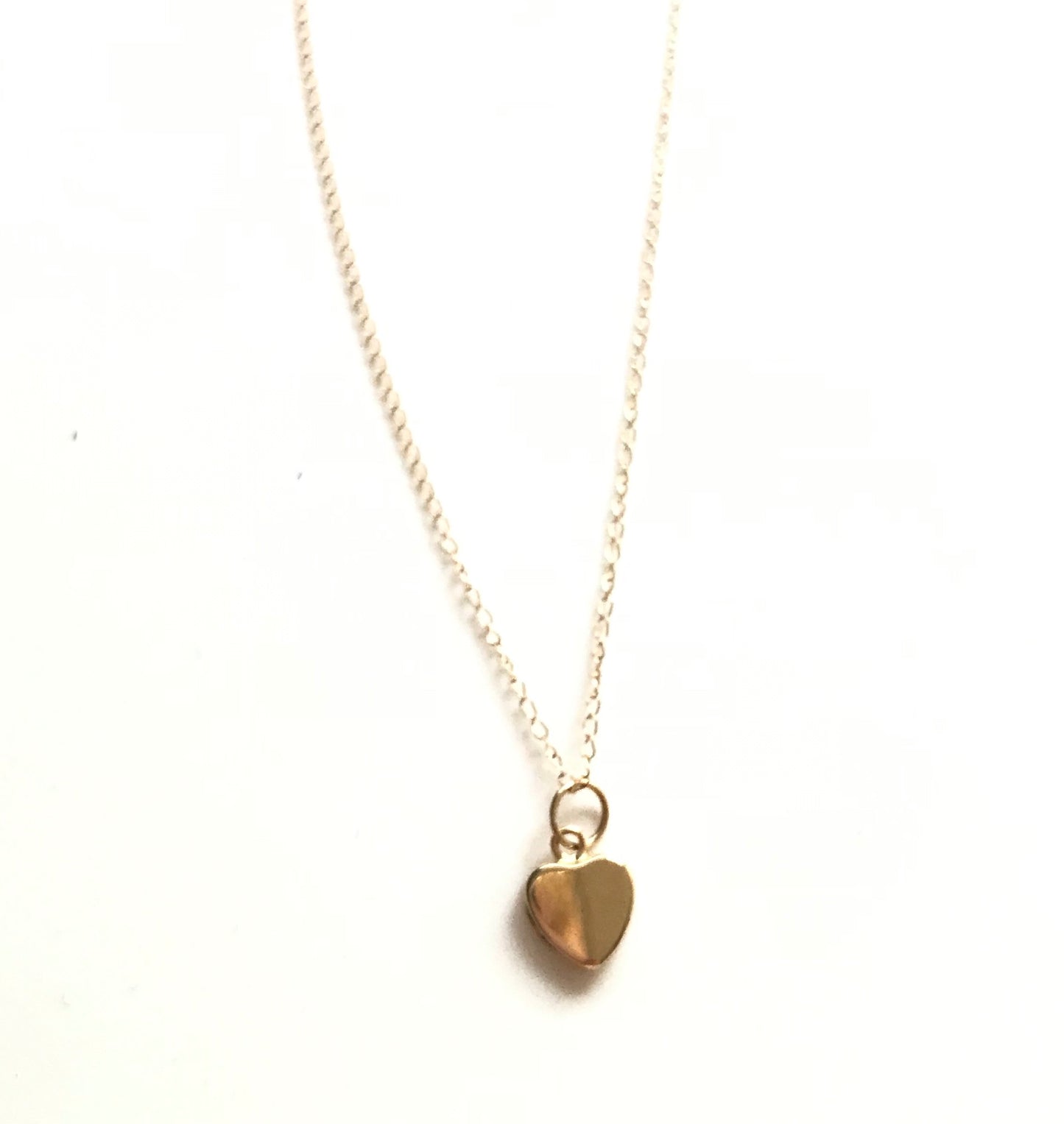 Tiny Gold Heart Necklace - Sacred Birch