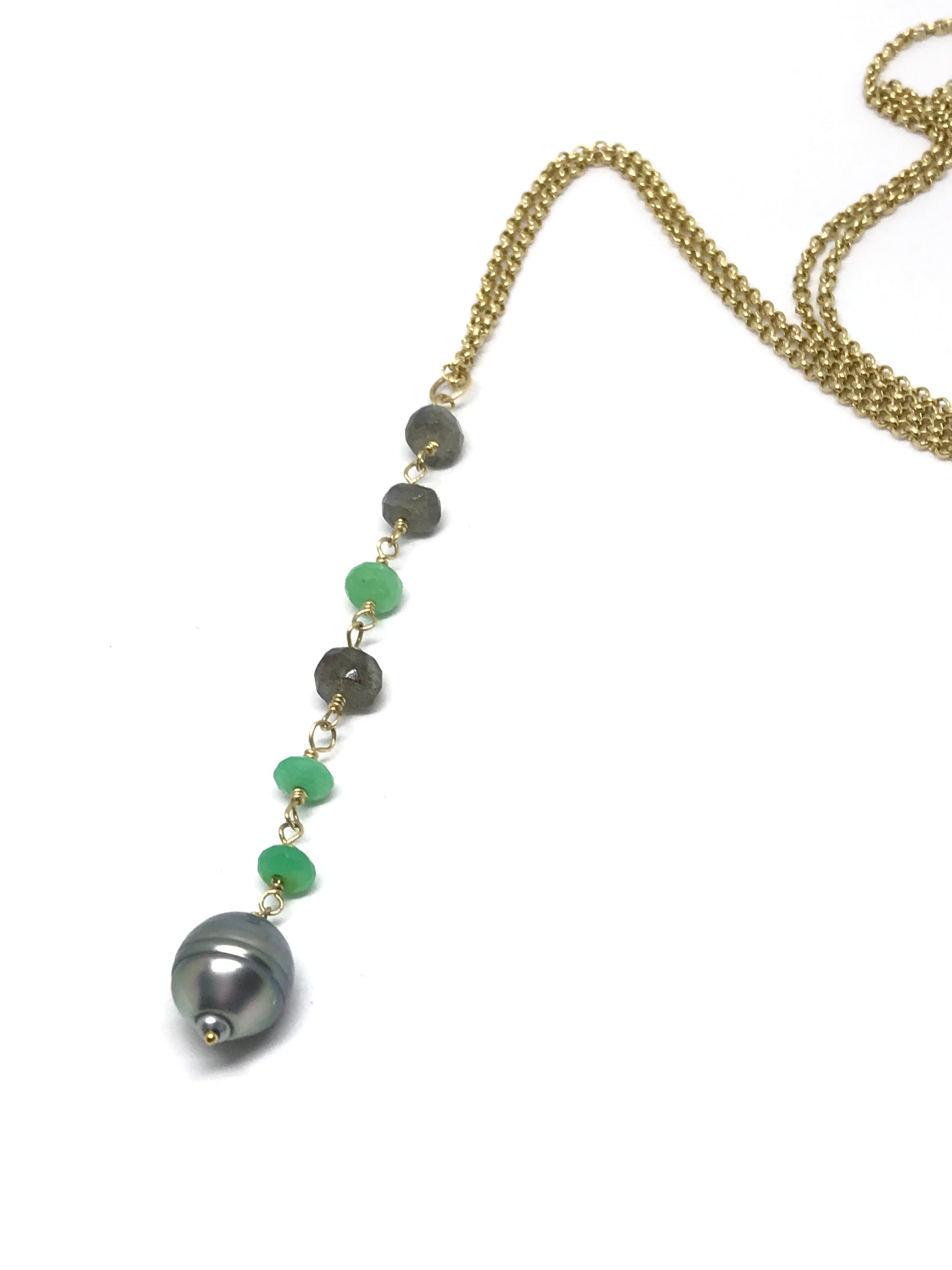 Tahitian Dreams - Tahitian Pearl Y Necklace - Sacred Birch