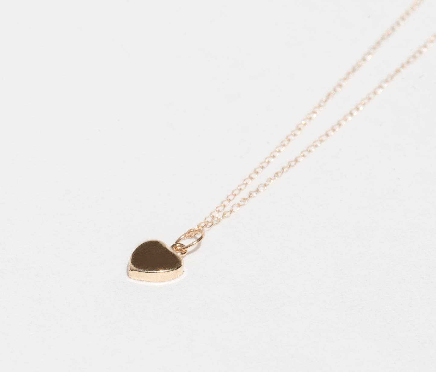 Tiny Gold Heart Necklace - Sacred Birch