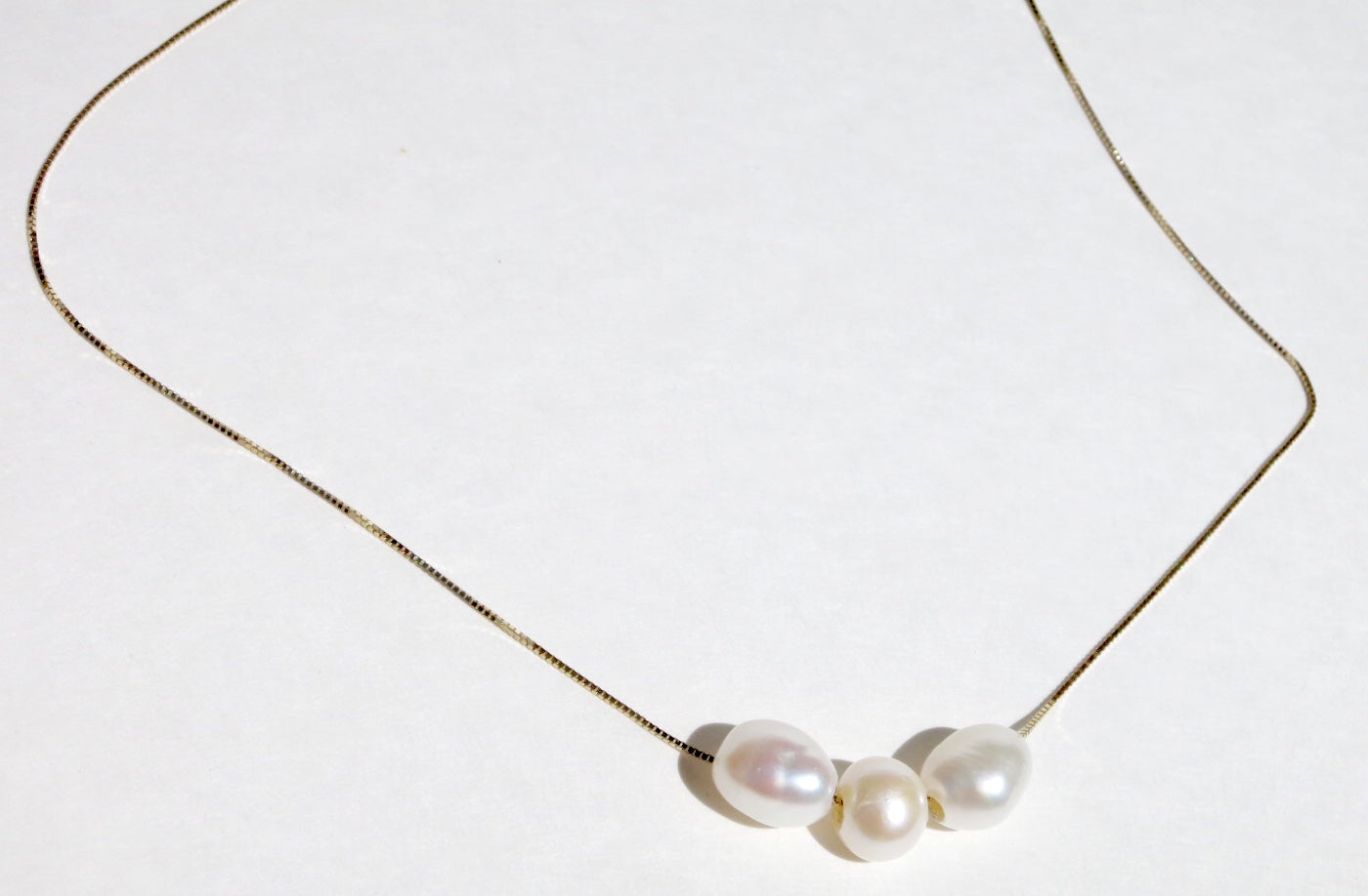 Pearl Slider Necklace - Sacred Birch