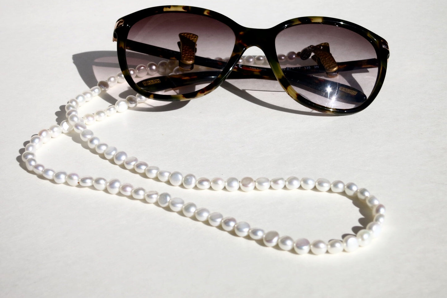 Freshwater Pearl Eyeglass Chain Holder - Sacred Birch